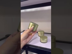 Golden PET thick wall cream bottle with 50ml/30ml/15ml electroplating process can be used