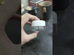 Clear 30ml PET cream bottle with 15ml liner